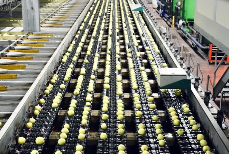 a large factory with many machines